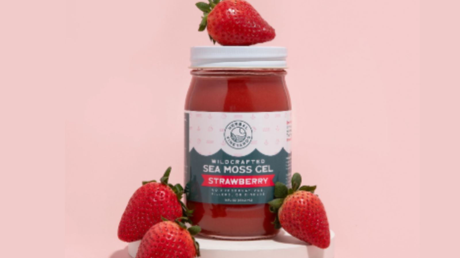 sea moss strawberry