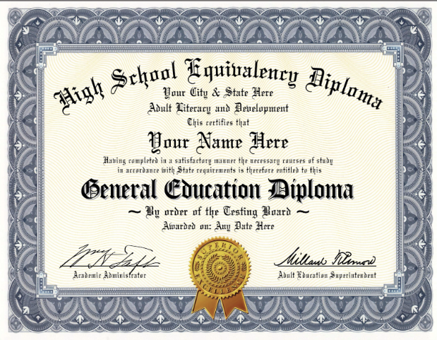fake GED diploma